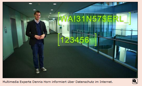 Datenschutz - Screenshot WDR.de