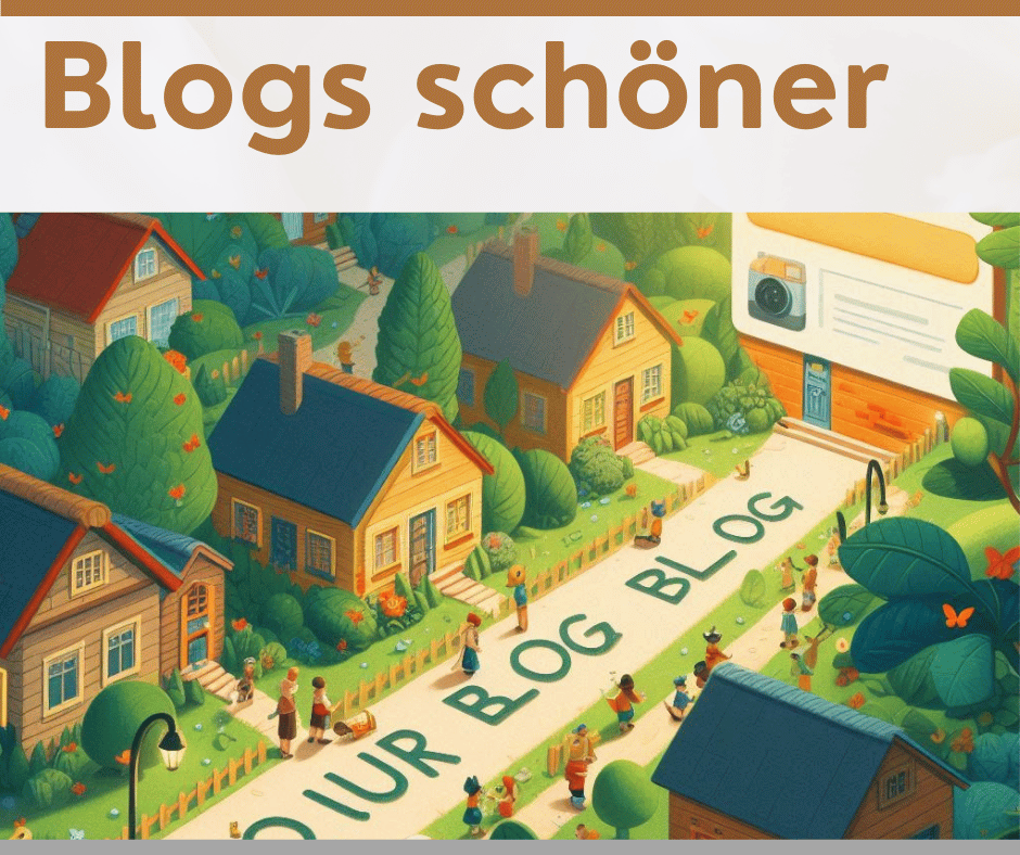 Unser Blog soll schnöner werden